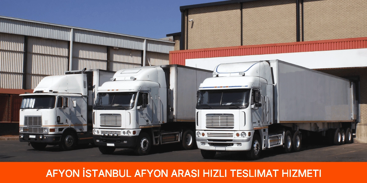 İstanbul Afyon Arası Hızlı Teslimat Hizmeti